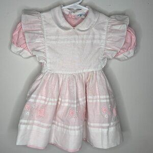 Nannete vintage pinafore 2pc dress 3T